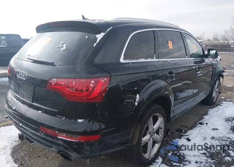 2011 Audi Q7 3.0T S Line Prestige из США, поврежденный, VIN WA1DGAFEXBD010689